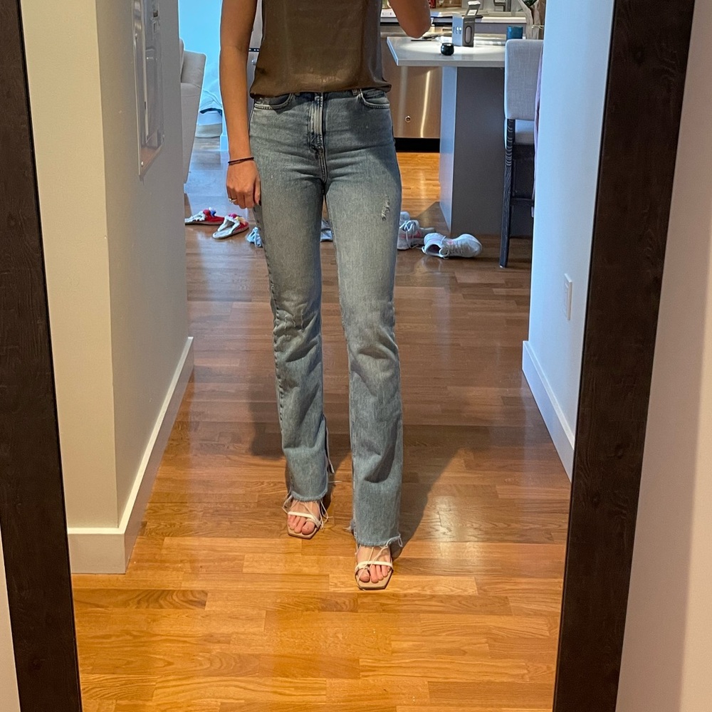 COPY - Zara Slim Flaired Slitted High Rise Jean